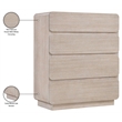 Meridian Furniture Adagio Natural Solid Wood And Oak Veneer Chest