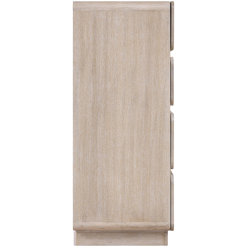 Meridian Furniture Adagio Natural Solid Wood And Oak Veneer Chest