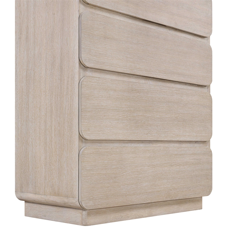 Meridian Furniture Adagio Natural Solid Wood And Oak Veneer Chest