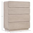 Meridian Furniture Adagio Natural Solid Wood And Oak Veneer Chest