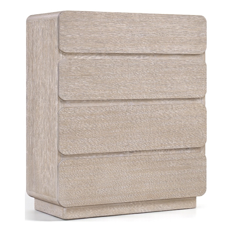 Meridian Furniture Adagio Natural Solid Wood And Oak Veneer Chest