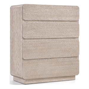 Meridian Furniture Adagio Natural Solid Wood And Oak Veneer Chest