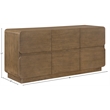 Meridian Furniture Adagio Brown Solid Wood And Oak Veneer Dresser