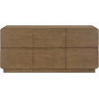 Meridian Furniture Adagio Brown Solid Wood And Oak Veneer Dresser