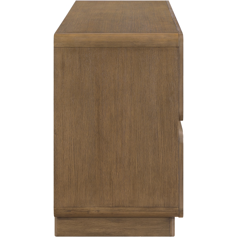 Meridian Furniture Adagio Brown Solid Wood And Oak Veneer Dresser