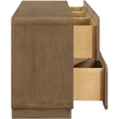 Meridian Furniture Adagio Brown Solid Wood And Oak Veneer Dresser