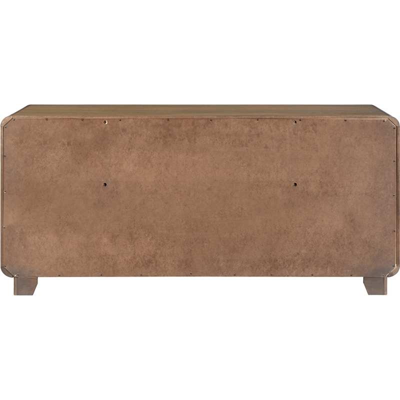 Meridian Furniture Adagio Brown Solid Wood And Oak Veneer Dresser