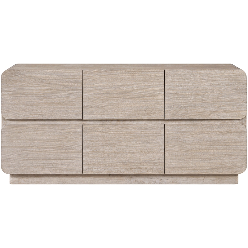 Meridian Furniture Adagio Natural Solid Wood And Oak Veneer Dresser