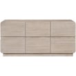 Meridian Furniture Adagio Natural Solid Wood And Oak Veneer Dresser