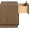 Meridian Furniture Adagio Brown Solid Wood And Oak Veneer Nightstand