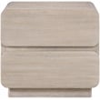 Meridian Furniture Adagio Natural Solid Wood And Oak Veneer Nightstand