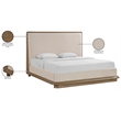 Meridian Furniture Adagio Brown Fabric Upholstered King Bed