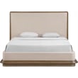 Meridian Furniture Adagio Brown Fabric Upholstered King Bed