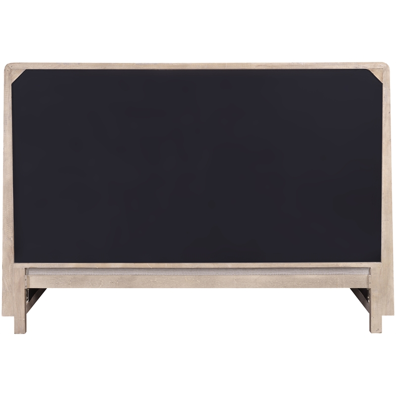 Meridian Furniture Adagio Natural Fabric Upholstered King Bed