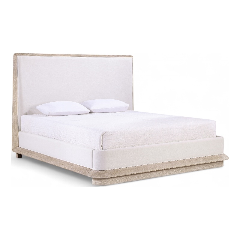 Meridian Furniture Adagio Natural Fabric Upholstered King Bed