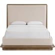Meridian Furniture Adagio Brown Fabric Upholstered Queen Bed