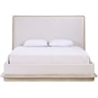 Meridian Furniture Adagio Natural Fabric Upholstered Queen Bed