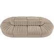 Meridian Furniture Rummi Beige Velvet Performance Fabric 8pc. Modular Sectional