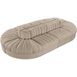 Meridian Furniture Rummi Beige Velvet Performance Fabric 8pc. Modular Sectional