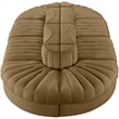Meridian Furniture Rummi Saddle Velvet Performance Fabric 8pc. Modular Sectional