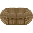 Meridian Furniture Rummi Saddle Velvet Performance Fabric 8pc. Modular Sectional