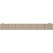 Meridian Furniture Rummi Beige Velvet Performance Fabric 8pc. Modular Sectional