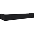 Meridian Furniture Rummi Black Velvet Performance Fabric 7pc. Modular Sectional