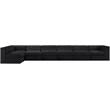 Meridian Furniture Rummi Black Velvet Performance Fabric 7pc. Modular Sectional