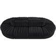 Meridian Furniture Rummi Black Velvet Performance Fabric 8pc. Modular Sectional