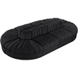 Meridian Furniture Rummi Black Velvet Performance Fabric 8pc. Modular Sectional