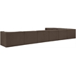 Meridian Furniture Rummi Brown Velvet Performance Fabric 8pc. Modular Sectional
