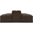 Meridian Furniture Rummi Brown Velvet Performance Fabric 2pc. Modular Loveseat