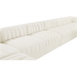 Meridian Furniture Rummi Cream Velvet Performance Fabric 10pc. Modular Sectional