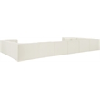 Meridian Furniture Rummi Cream Velvet Performance Fabric 10pc. Modular Sectional