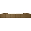 Meridian Furniture Rummi Saddle Velvet Fabric 10pc. Modular Sectional