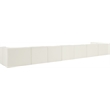 Meridian Furniture Rummi Cream Velvet Performance Fabric 8pc. Modular Sectional