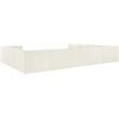 Meridian Furniture Rummi Cream Velvet Performance Fabric 9pc. Modular Sectional