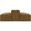 Meridian Furniture Rummi Saddle Velvet Performance Fabric 2pc. Modular Loveseat