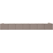Meridian Furniture Rummi Taupe Velvet Performance Fabric 8pc. Modular Sectional