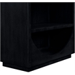Meridian Furniture Hearth Black Solid Wood Bookcase