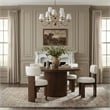 Meridian Furniture Atelier Cream Vegan Leather Dining Chair (Set of 2)