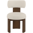 Meridian Furniture Atelier Taupe Vegan Leather Dining Chair (Set of 2)