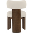 Meridian Furniture Atelier Taupe Vegan Leather Dining Chair (Set of 2)
