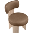 Meridian Furniture Atelier Brown Vegan Leather Dining Chair (Set of 2)