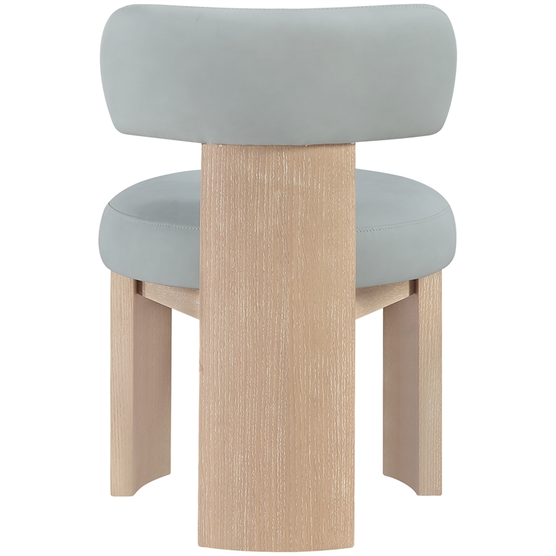 Meridian Furniture Atelier LtBlu Vegan Leather Dining Chair (Set of 2)