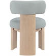 Meridian Furniture Atelier LtBlu Vegan Leather Dining Chair (Set of 2)