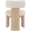 Meridian Furniture Atelier Taupe Vegan Leather Dining Chair (Set of 2)