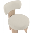 Meridian Furniture Atelier Taupe Vegan Leather Dining Chair (Set of 2)