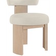 Meridian Furniture Atelier Taupe Vegan Leather Dining Chair (Set of 2)