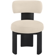 Meridian Furniture Atelier Beige Vegan Leather Dining Chair (Set of 2)